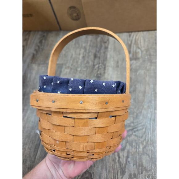 Longaberger Discovery Basket 1492-1992 With Liner Protector - Picture 6 of 7